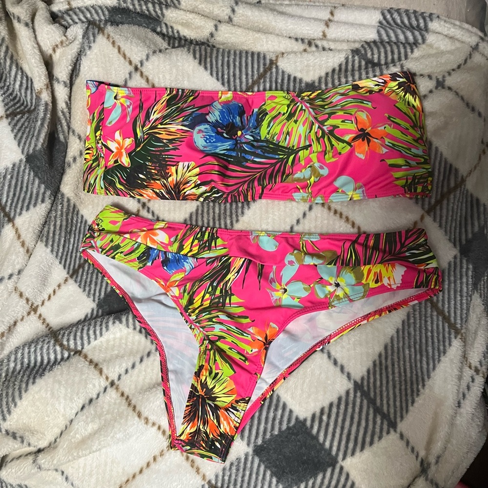 Tropical Floral Bikini Set